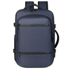 Men’s Leather Business Laptop Backpack – Premium Expandable 36–55L - BsBuy