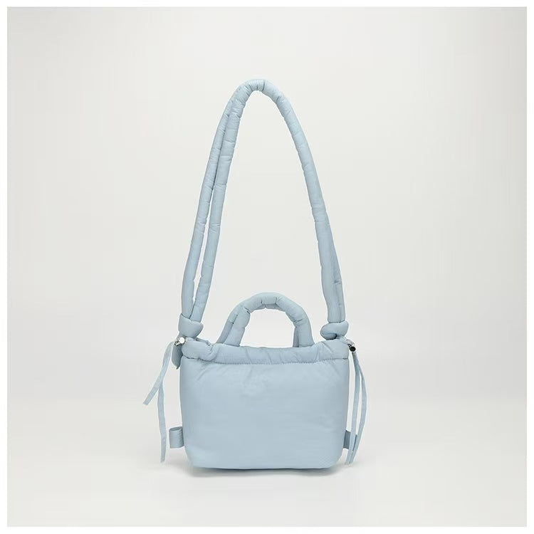 Quilted Nylon Shoulder & Crossbody Bag – Lightweight Dual-Use Everyday Bag - BsBuy