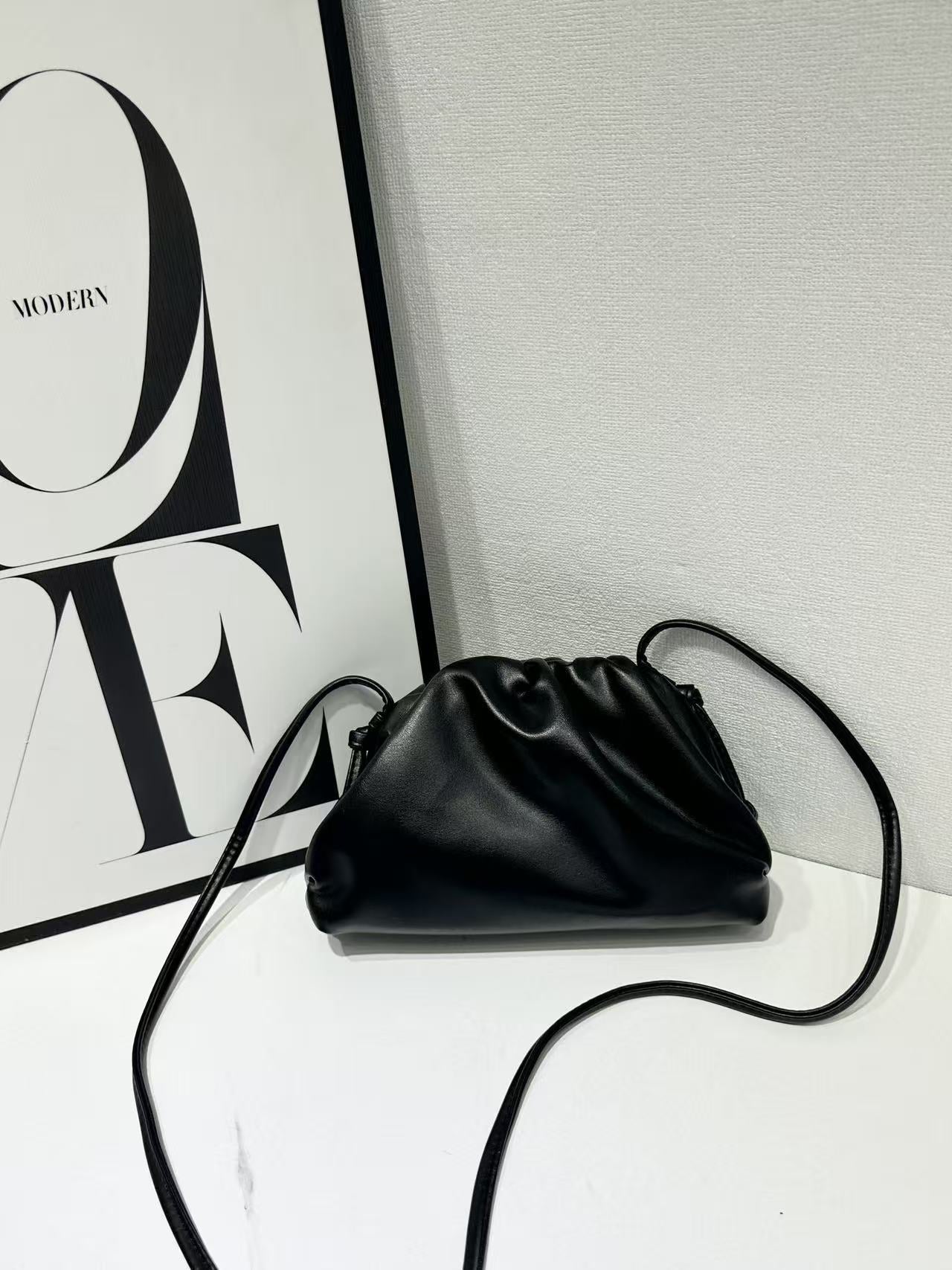 Women’s Pleated Leather Clutch Bag – Versatile Shoulder & Crossbody Bag - BsBuy