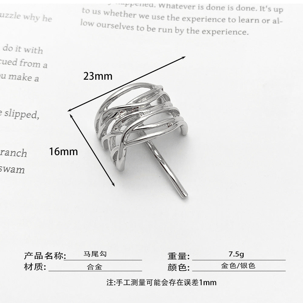 Metal Hair Clips & Hairpins for Women — Elegant Gold & Silver Hair Buckles | 13 Styles - BsBuy