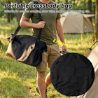Foldable Travel Duffel Bag — Large Capacity Waterproof Tote | Weekend, Gym & Beach | Black & Brown - BsBuy