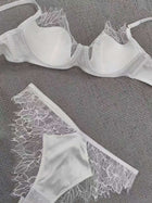 Lace Underwear Sexy Leopard Print Steel Ring Gathered Bra Large Chest Bra Set for Women - BsBuy