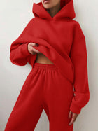 Womens Long Sleeve Sweatshirt Pants Set