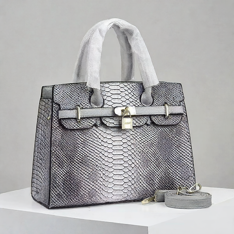 Women Leather Small Square Handbag - BsBuy