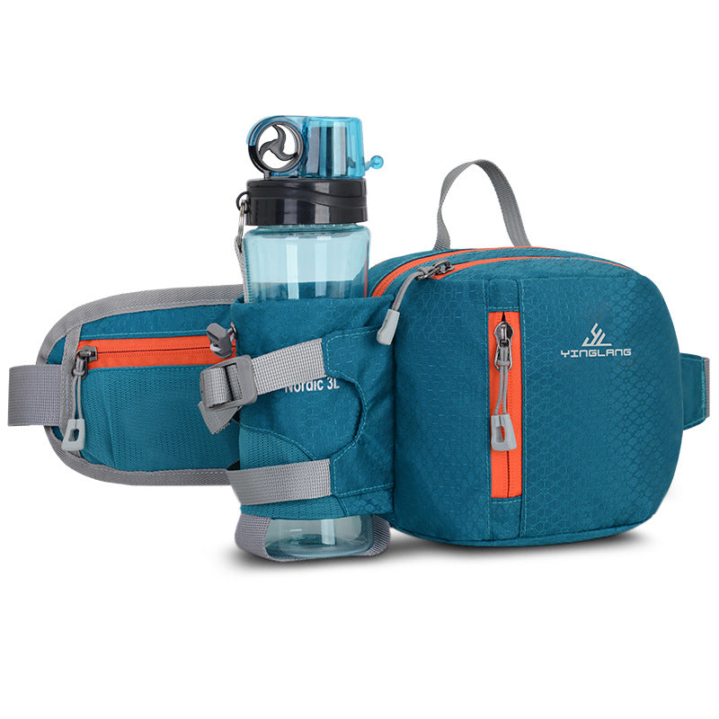 Multifunctional Sports Waist Pack with Water Bottle Holder - BsBuy