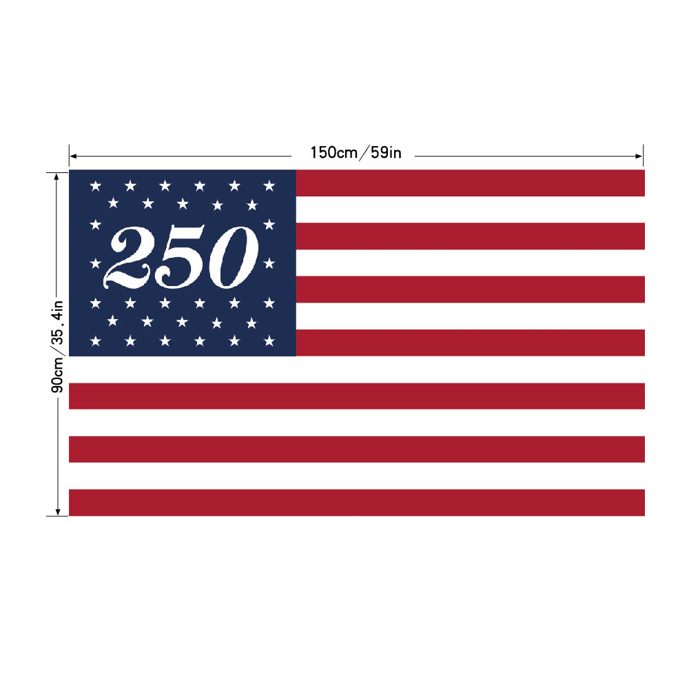 American 250th Anniversary Outdoor Memorial Flag - BsBuy