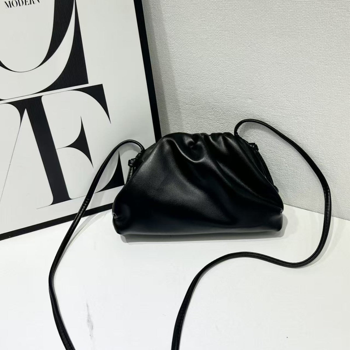 Women’s Pleated Leather Clutch Bag – Versatile Shoulder & Crossbody Bag - BsBuy