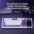 L99 Screen Display Mechanical Keyboard — RGB, Wireless, 8000mAh - BsBuy
