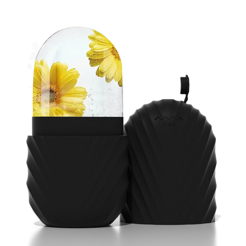 Silicone Facial Ice Cube Mould – Ice Therapy Skincare Tool for De-Puffing & Glow | 4 Designs, 8 Colours - BsBuy