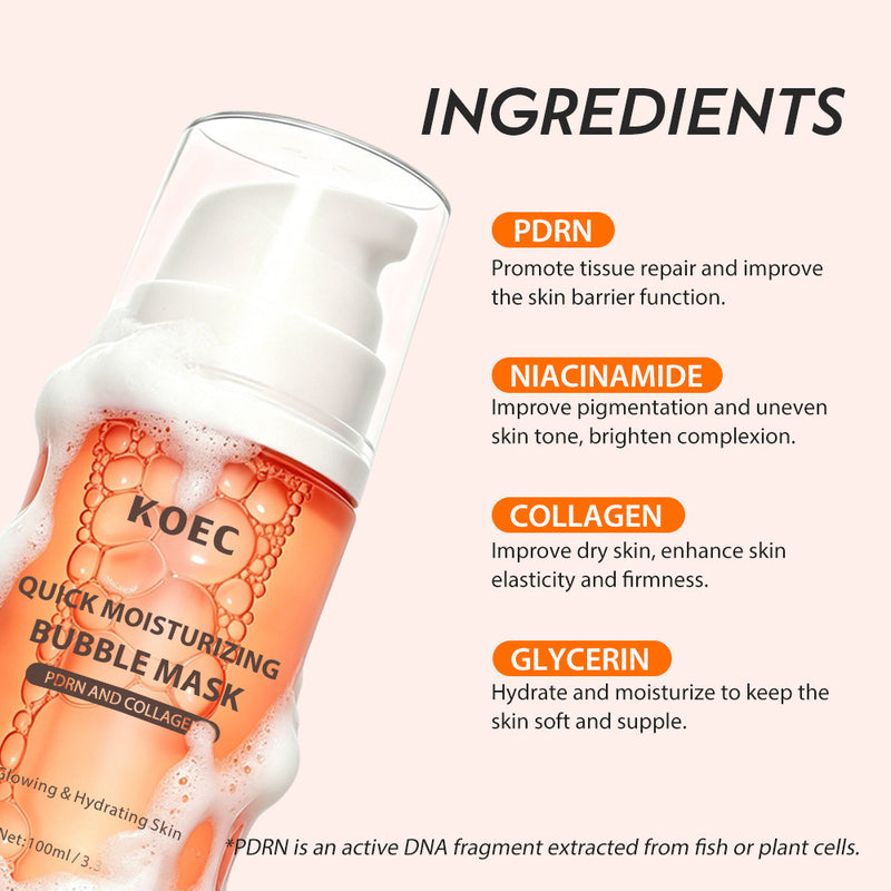 Collagen Bubble Face Mask — Deep Cleansing & Skin Firming (100ml)
