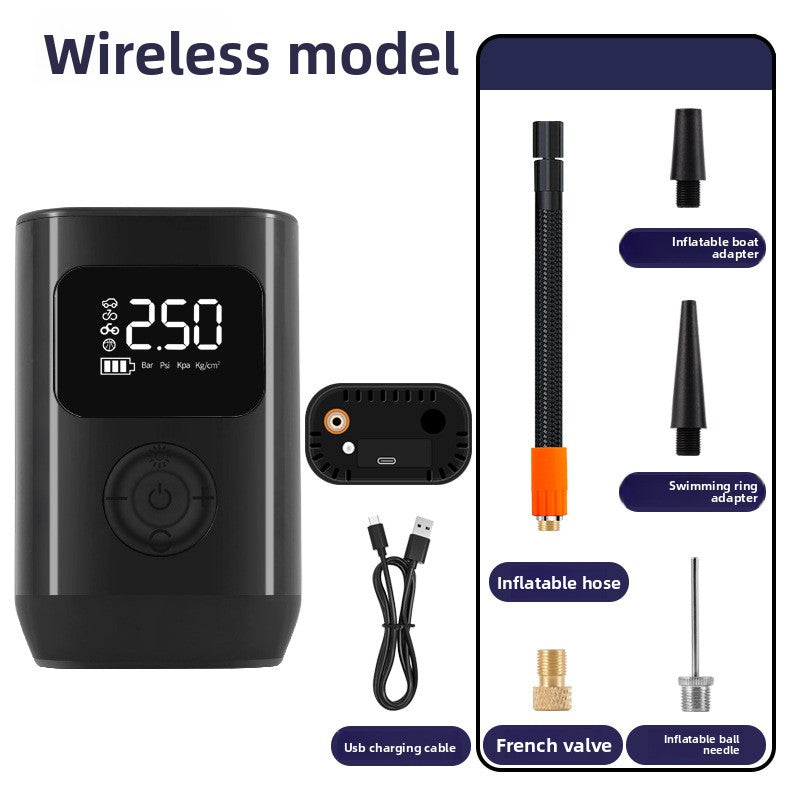 Portable Digital Car Tyre Inflator – Wireless Charging & Power Bank - BsBuy