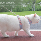 Cat traction rope to prevent breaking free cat chest harness for outdoor walking cat rope - BsBuy