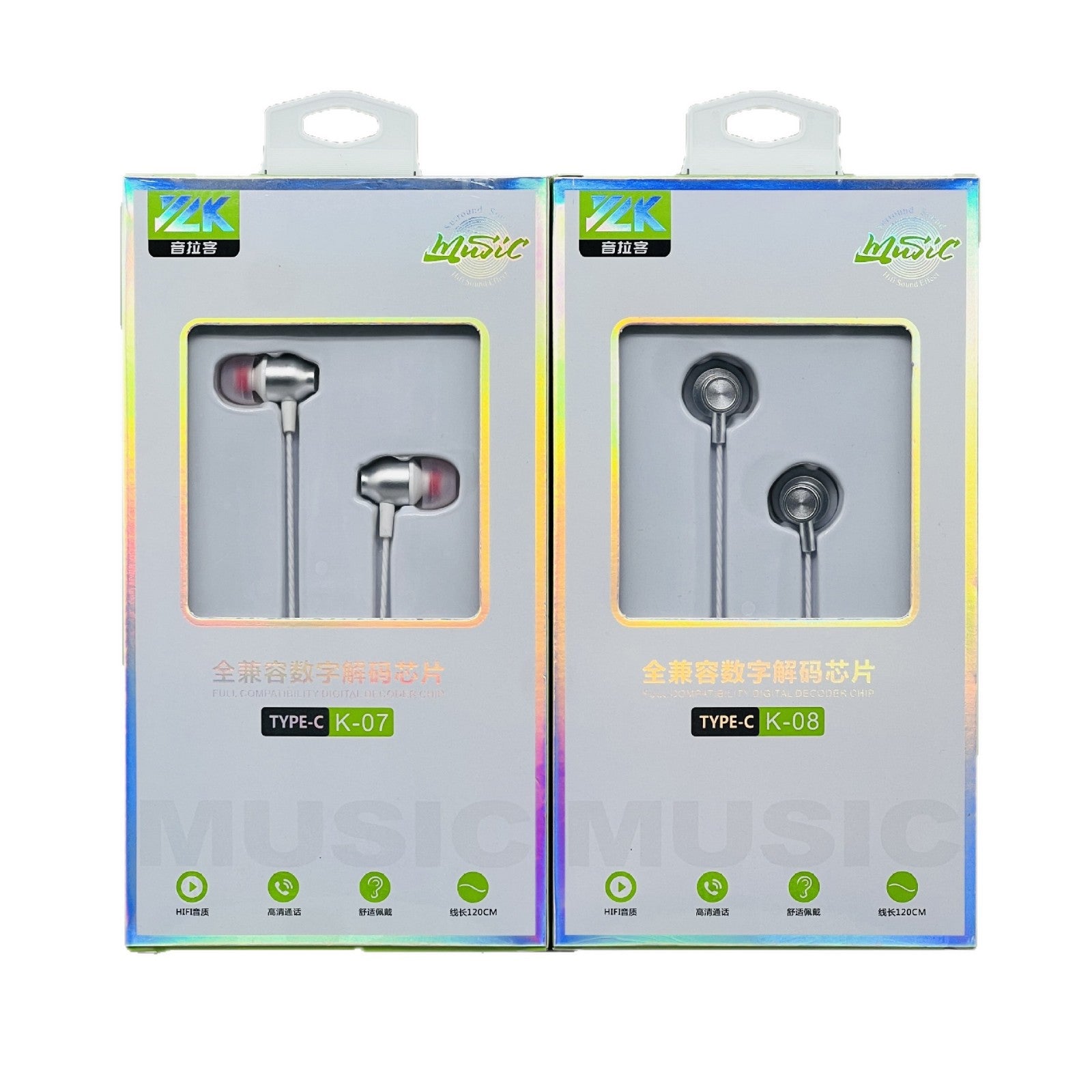 Metal Type-C Wired Earphones with Microphone - BsBuy