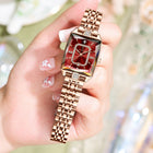 Swiss Brand Square Women's Watch Waterproof Mechanical