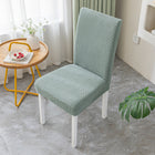 Dining Chair Seat Cushion Cover – Knitted Jacquard Velvet | All Seasons - BsBuy