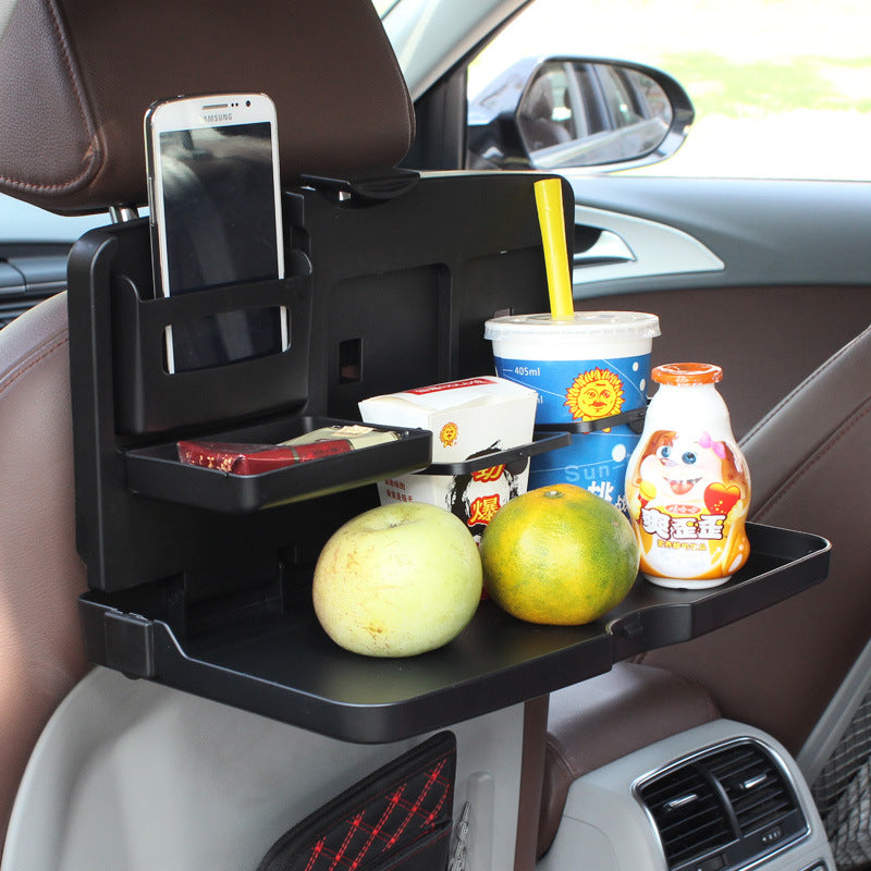 Car Seat Back Tray & Organiser – Multi-Compartment Dining & Storage Table - BsBuy