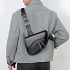 Shoulder bag saddle bag zipper diagonal cross bag men's bag - BsBuy