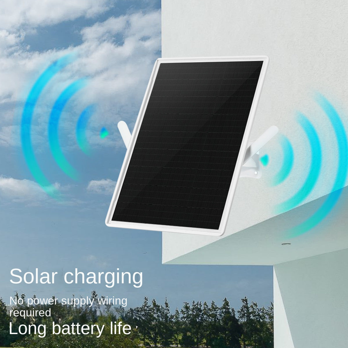 Solar Powered Signal Repeater Mobile Phone Signal Receiver Wireless WiFi Extender WiFi 6 Signal Amplifier - BsBuy