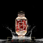 Swiss Brand Square Women's Watch Waterproof Mechanical