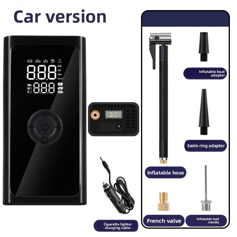 Portable Digital Car Tyre Inflator – Wireless Charging & Power Bank - BsBuy