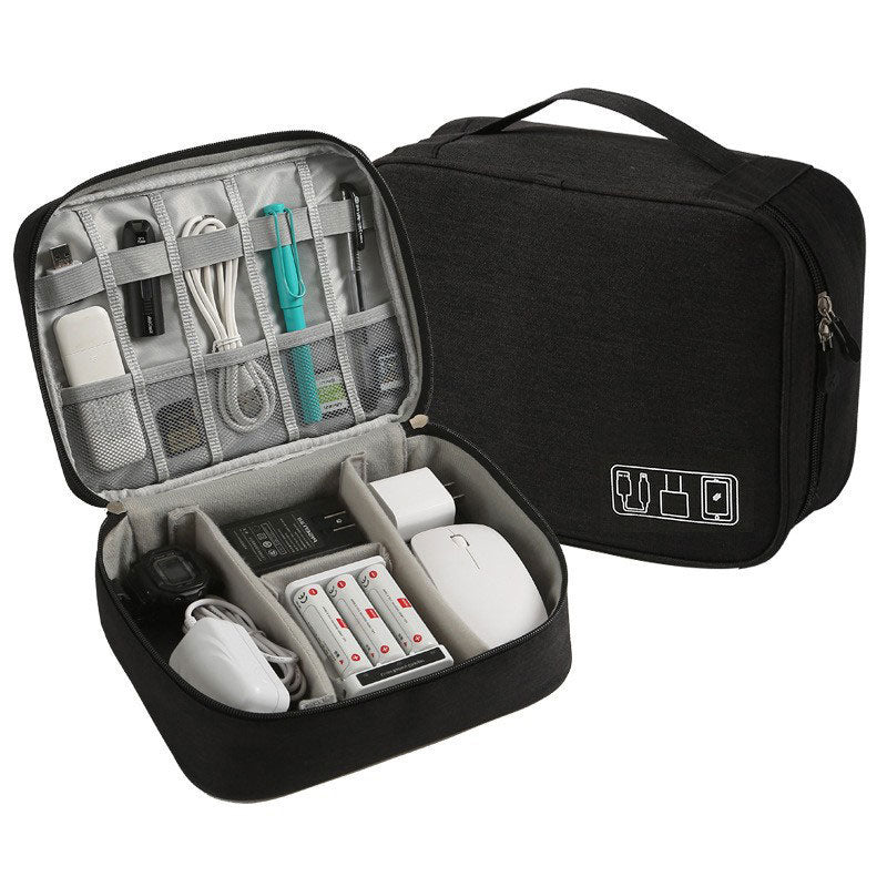 Waterproof Travel Cable Organizer Bag – Keep Your Tech Tangle-Free - BsBuy