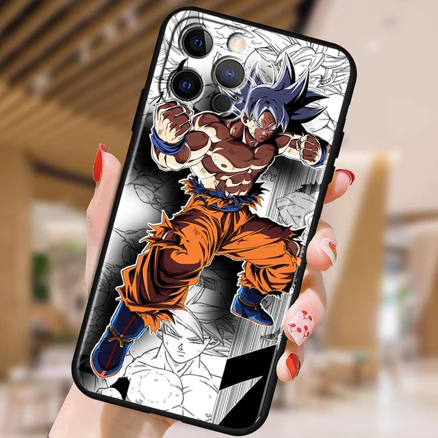 Dragon Ball Z iPhone Case — Japanese Anime Art TPU Phone Cover | iPhone 7 to iPhone 15 Pro Max - BsBuy