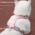 Cat traction rope to prevent breaking free cat chest harness for outdoor walking cat rope - BsBuy