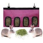 Rabbit Hay Bag Food Bag Feeding Bag Pet Hanging Bag Feeder Bag - BsBuy
