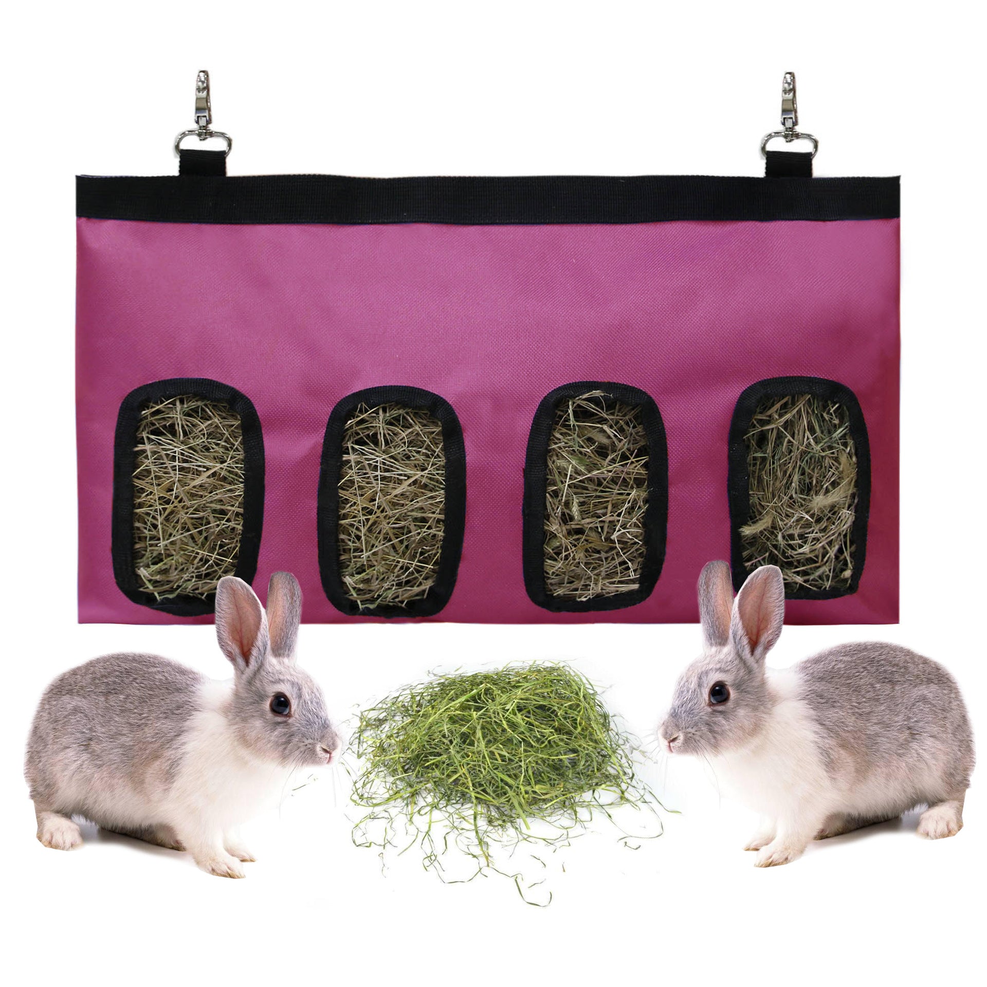 Rabbit Hay Bag Food Bag Feeding Bag Pet Hanging Bag Feeder Bag - BsBuy