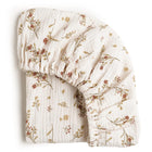 Pure Cotton Baby Washbasin Bed Cover — Cream Style | All Seasons | Multiple Patterns & Sizes - BsBuy