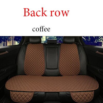 Comfortable Flax car seat cover protector Front or Rear Seat cushion pad cushion back  car accessories Suitable for all car mode - BsBuy