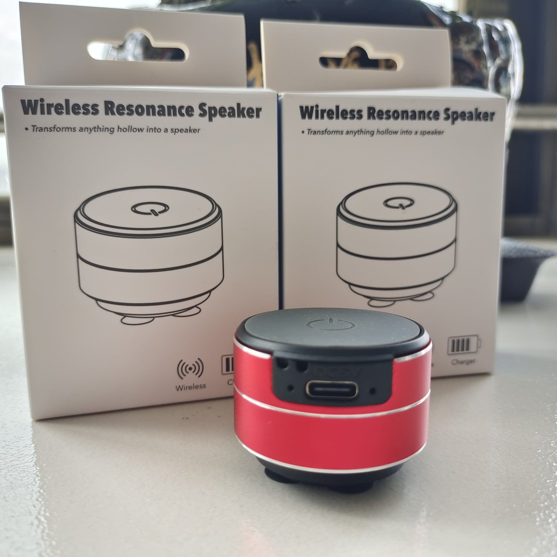 Compact Bone Conduction Bluetooth Speaker – TWS Wireless - BsBuy
