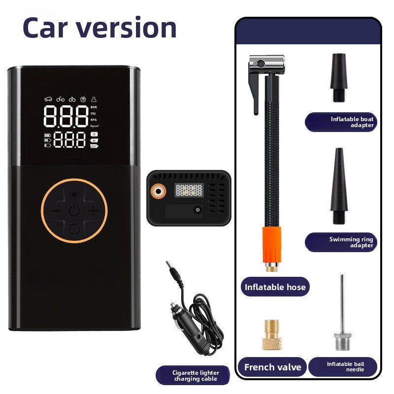 Portable Digital Car Tyre Inflator – Wireless Charging & Power Bank - BsBuy