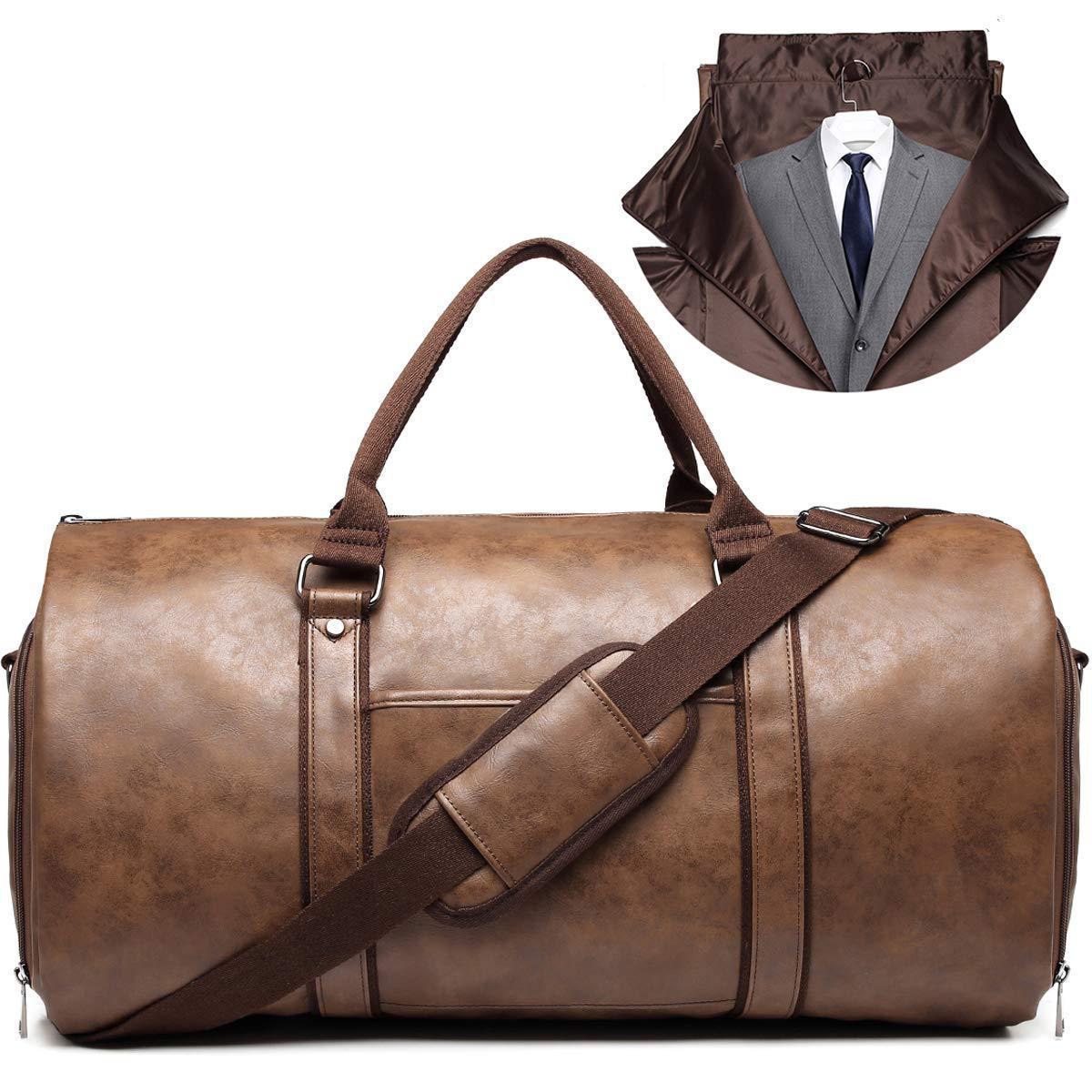 Convertible Garment Duffel Bag with Shoe Compartment