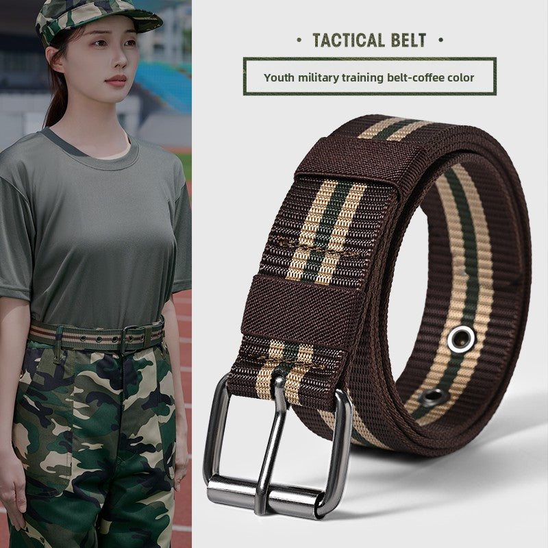 Mens Automatic Buckle Canvas Belt - BsBuy