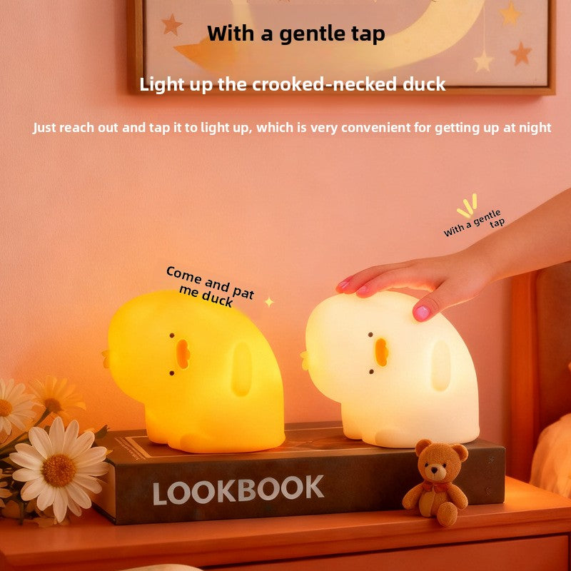 Cute Silicone Night Light – Kawaii Animal Lamp with Colour Changing & Timer - BsBuy