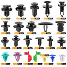 Automotive Plastic Fastener Clips Assortment Kit | 19 Varieties - BsBuy