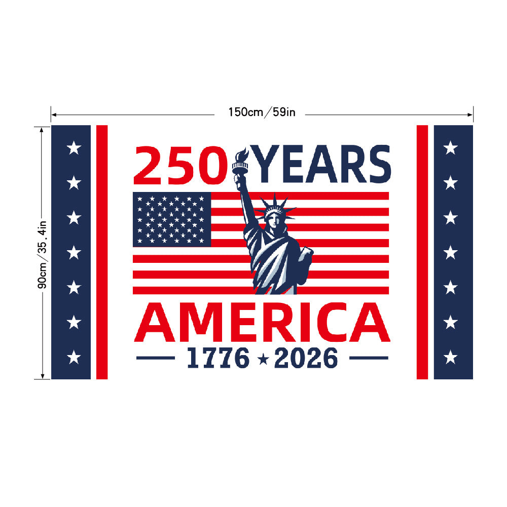 American 250th Anniversary Outdoor Memorial Flag - BsBuy