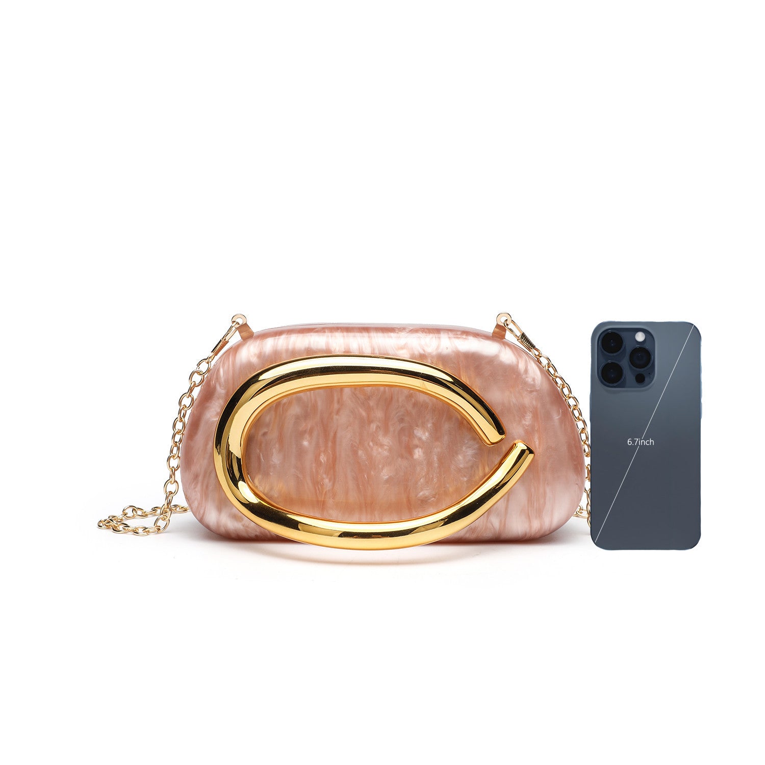 Acrylic Evening Clutch Shoulder Crossbody Bag - BsBuy
