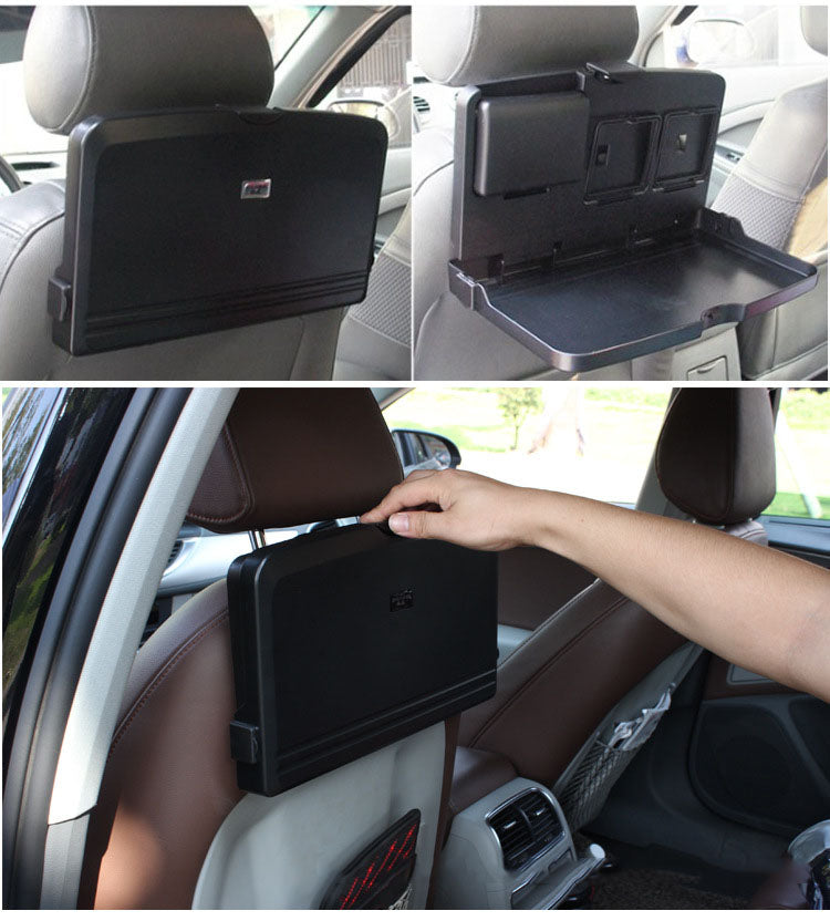 Car Seat Back Tray & Organiser – Multi-Compartment Dining & Storage Table - BsBuy