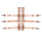 Adjustable Shirt Garter & Anti-Slip Clips | Men & Women | 6-Clip Set - BsBuy