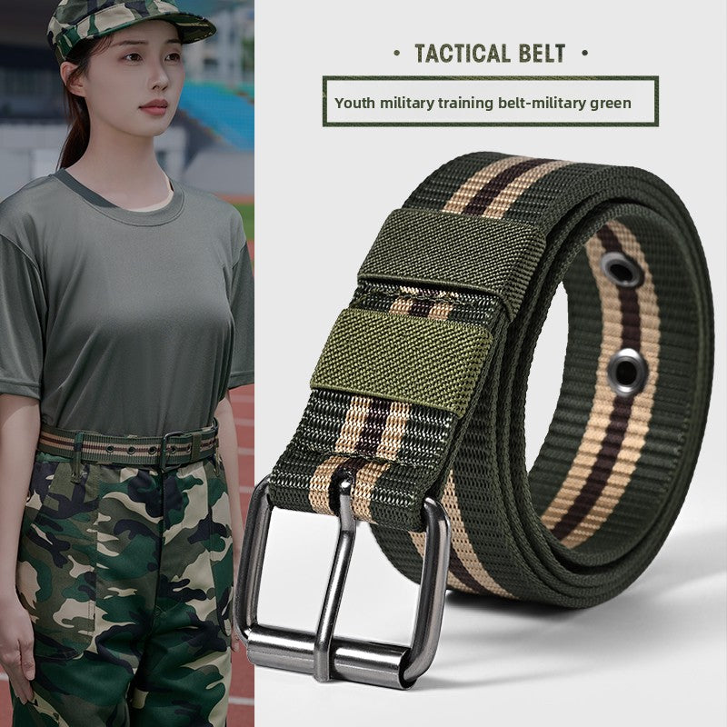 Mens Automatic Buckle Canvas Belt - BsBuy