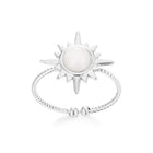 Bohemian Sun Star Adjustable Stainless Steel Ring - BsBuy