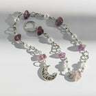 Colourful Gravel Braided Hair Accessory — Tassel Headpiece with Silver Alloy & Wax Cord - BsBuy