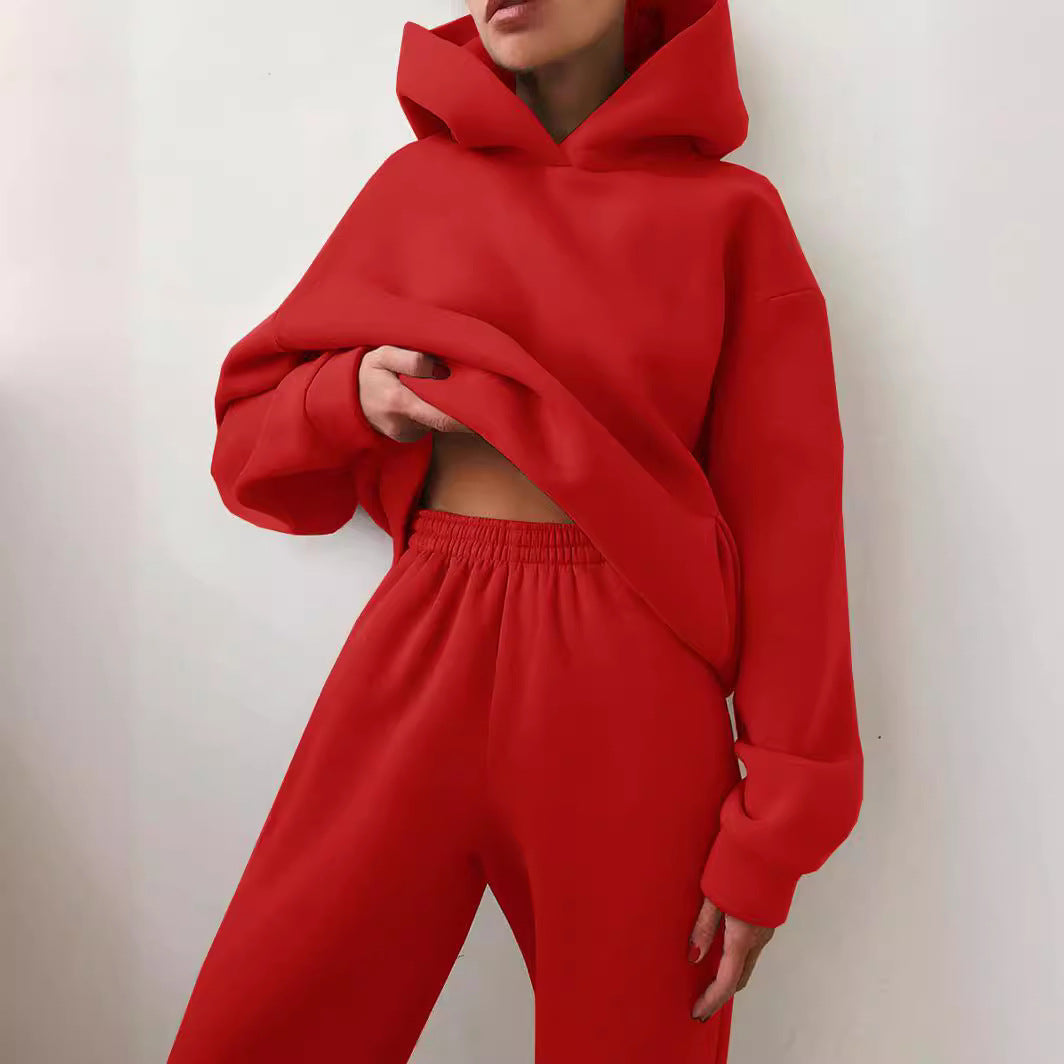 Womens Long Sleeve Sweatshirt Pants Set