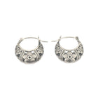 S925 Sterling Silver Floral Petal Earrings – Vintage Ethnic Style - BsBuy