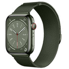 Compatible with Apple Watch, Two-Section Half-Circle Magnetic Milanese Steel Band for iWatch 11, Apple Watch Strap - BsBuy