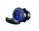 36W QC 3.0 Touch Switch Waterproof Universal Motorcycle Car Truck Boat Dual USB Charger Socket For Phone Tablet Camera GPS DVR - BsBuy