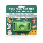 Pet Cat Dog Flea and Tick Prevention Silicone Collar with Insect Repellent Tag, Anti-Flea and Anti-Tick - BsBuy