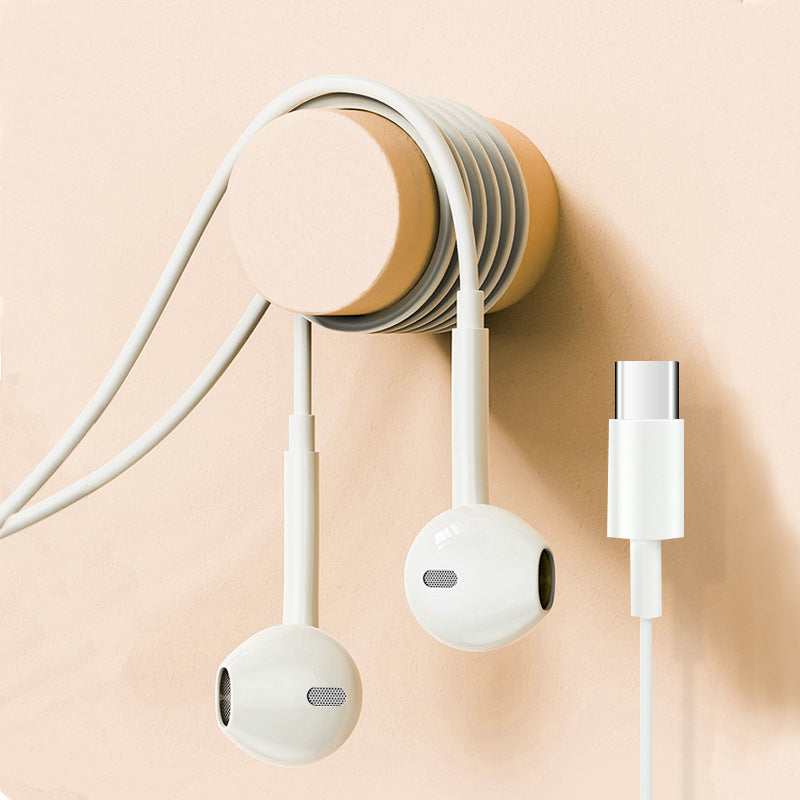 In-Ear Wired Headphones with Microphone and Type-C Support - BsBuy